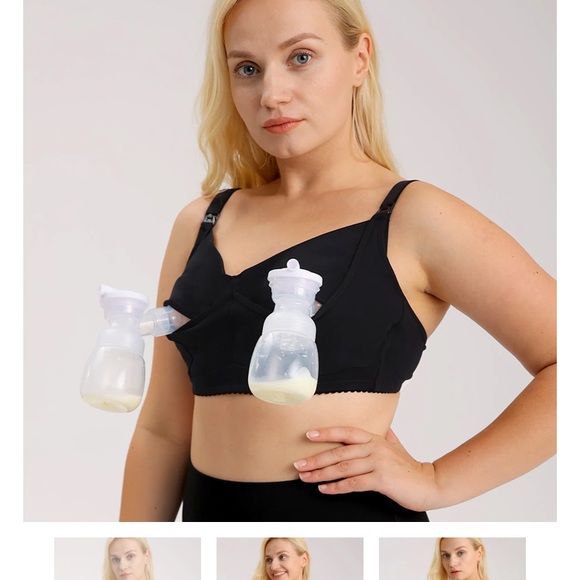 Momcozy Deep V Hands Free Pumping Bra - Picture 3 of 6